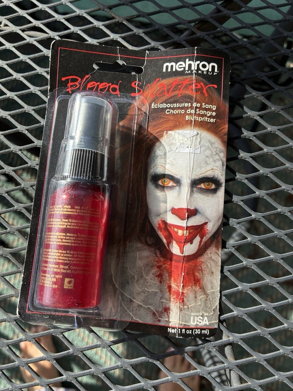 Mehron Makeup Splatter Blood (1 oz)